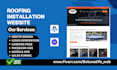 design roofing website gutter installation siding website hvac leads generation