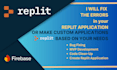 build replit app, integrate apis, debug vibecoded replit, fix errors, automation