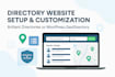 setup, customize brilliant directory website or wordpress geodirectory site