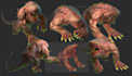 create and animate a scary 3d creature