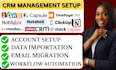 pipedrive capsule suitecrm, nutshell crm automation hubspot notion crm setup