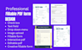 design journal, create interactive pdf fillable form docusign, editable planner