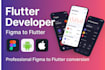 convert figma to flutter or develop flutter UI as flutter developer