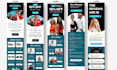 design editable flodesk mailchimp klaviyo email newsletter template and workflow