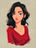 make a disney cartoon illustration