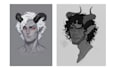 draw game character, fantasy concept art