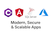 develop modern full stack web applications using dot net c and angular