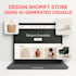 design shopify store using ai generated visuals