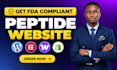 fda compliant peptide website research peptide store woocommerce peptide website