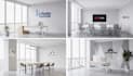 design branded office mockup and custom zoom virtual backgrounds