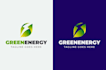 do modern electrical power energy solar logo design