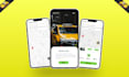 build your taxi, ride hailing app with react native frontend, node js backend