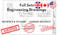 licensed civil engineering permit drawing site plan design grading bmp design