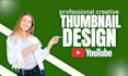 design professional youtube thumbnail using canva template