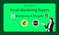 design editable mailchimp email template, popup, automation