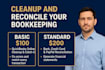 clean up and reconcile your bookkeeping