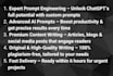 deliver expert prompt engineering and premium content writing