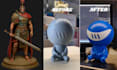 do 3d print and paint miniatures, 3d model, dnd model, resin 3d printable stl