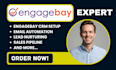 set up engagebay CRM and email automation to increase leads sales and retention