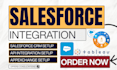 setup salesforce integration API appexchange zapier quickbooks outlook mailchimp