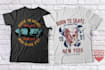do retro custom biker skull t shirt logo design