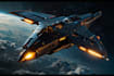 draw a sci fi spaceship art