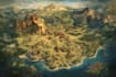 do fantasy map illustration