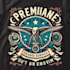 design premium vintage drone service logo t shirt design