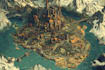 design a fantasy map illustration