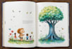 draw magical watercolor children art
