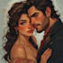 design couple portrait illustration
