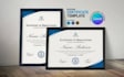 design modern,stylish awards or course certificates