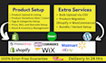 shopify product upload, listing, add products, and woocommerce upload