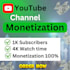 help you get youtube monetization approval fast and safely
