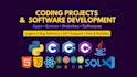 do coding assignments, app and game development projects in c, cpp, python, java