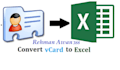 convert your vcard vcf contacts to excel or CSV format accurately