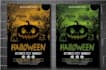 design halloween, christmas, new year, event and party flyer