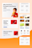 design modern responsive website UI UX