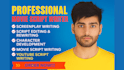 do movie script, screenplay, screenwriting, movie script writing, scriptwriter