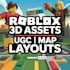 design roblox 3d assets, ugc, and map layouts
