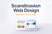 design a modern scandinavian website for your swedish or norwegian business