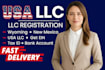 register usa llc registration us llc creation llc dissolution get ein number