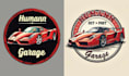 make amazing racing car logo with illustration graphic design