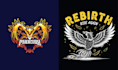 create professional bird phoenix logo t shirt design