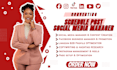 be your social media manager social media marketing manager and content creator