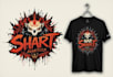 design logo and tshart merch with graffiti style