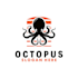 make a simple and modern sea octopus logo
