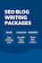 write SEO blog posts and articles