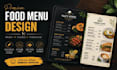 design professional modern business card design,stationery also food menu design