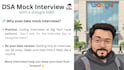 take mock algorithms interview in google format